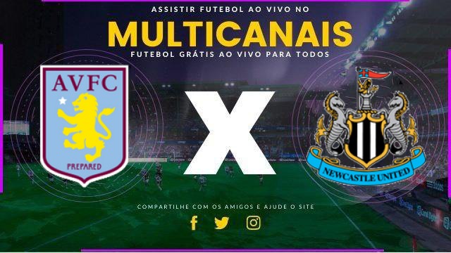 Assistir Aston Villa x Newcastle ao vivo online HD 14/02/2026