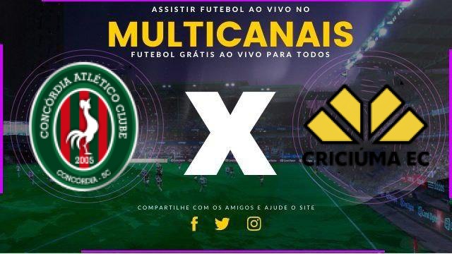 Assistir Concordia x Criciúma Ao Vivo HD 12/02/2026