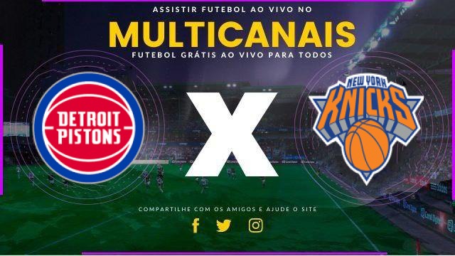 Assistir NBA: Detroit Pistons x New York Knicks Ao Vivo HD 06/02/2026