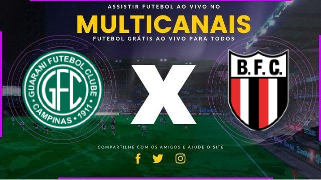 Assistir Guarani x Botafogo-SP ao vivo HD 07/02/2026