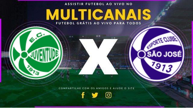 Assistir Juventude x São José ao vivo HD 09/02/2026