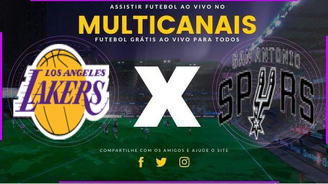 Assistir Los Angeles Lakers X San Antonio Spurs Online Ao Vivo Grátis em HD 10/02/2026