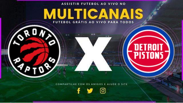 Assistir Toronto Raptors X Detroit Pistons Ao Vivo HD 11/02/2026